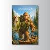 Maxcorners Largemouth Bass Fishing Bigfoot Classic Angler Style Personalized Name 3D Poster