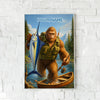 Maxcorners Blue Marlin Fishing Bigfoot Trophy Catch Style Personalized Name 3D Poster