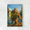 Maxcorners Tuna Fishing Bigfoot Freshwater Explorer Style Personalized Name 3D Poster