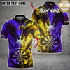 Maxcorners Darts Fire and Ice Dragon Dartboard Multiple Options Personalized Name, Team Name 3D Shirt