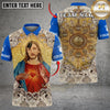 Maxcorners Bowling And Pins Jesus Sacred Heart Customized Name, Team Name 3D Shirt (4 Colors)
