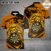 Maxcorners Darts Lion Vinatge Multicolor Customized Name, Team Name 3D Shirt