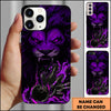 Maxcorners Bowling Fierce Lion Fire Pins Multicolor Personalized Name 3D Phone Case