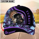 Maxcorners Premium Turkey Hunting Multicolor Personalized Name 3D Cap