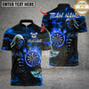 Maxcorners Darts Metal Grim Reaper Skull Flaming Multicolor Customized Name, Team Name 3D Shirts