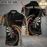 Maxcorners Dart Rolling Tribal Pattern Personalized Name, Team Name 3D Shirt