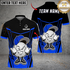 Maxcorners Urban Swing Golf Polo Shirt Customized Name, Team Name 3D Shirts