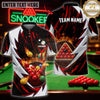 Maxcorners Pool Game Top Fierce Scratch Marks Art Multicolor Customized Name 3D Shirt