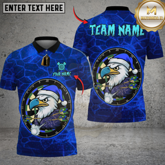 Maxcorners Darts Christmas Eagle Dartboard Multicolor Customized Name, Team Name 3D Shirts