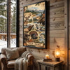 Maxcorners Duck Hunting Mallard Sunset Marsh Personalized Canvas Wall Art