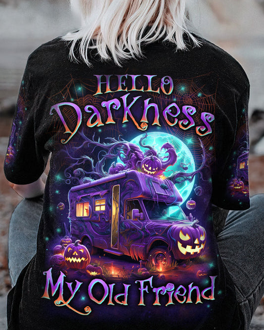 Maxcorners Hello Darkness My Old Friend Camping Halloween All Over Print LM2101