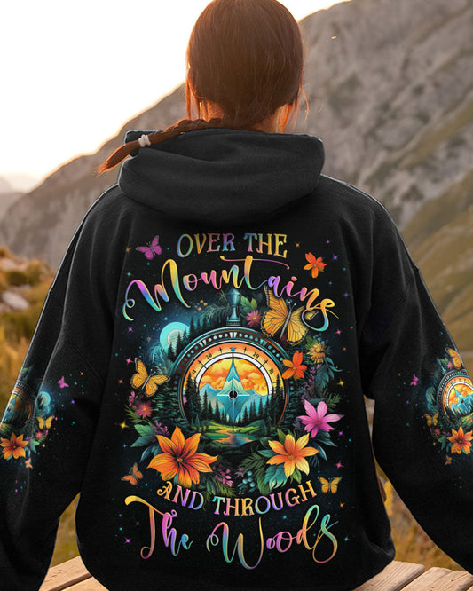 Maxcorners Over The Mountains Compass All Over Print LM2101