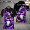 Maxcorners Golf Golden Dragon Aura Personalized Name, Team Name 3D Shirt (6 Colors)