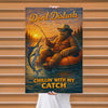 Maxcorners Marlin Fishing Sunset Float Tube Bigfoot Personalized Name 3D Poster