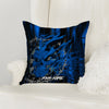 Maxcorners Darts Skull Barbed Wire Multicolor Customized Name 3D Pillow