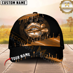 Maxcorners Darts Neon Holographic Lips Dartboard Multicolor Option Personalized Name 3D Cap