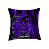 Maxcorners Darts Skull Barbed Wire Multicolor Customized Name 3D Pillow