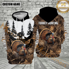Maxcorners Turkey Hunting Camo Grass All Over Print Shirt
 Best Gift For Hunter