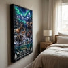 Maxcorners Wildlife Hunting Mountain River Game Animals Personalized Canvas Wall Art