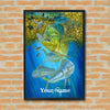 Maxcorners Mahi Mahi Fishing Underwater Predator Scene Personalized Name 3D Poster