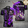 Maxcorners Bowling Fire Dragon Strike Ball Multicolor Customized Name, Team Name 3D Shirts