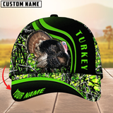 Maxcorners Premium Turkey Hunting Multicolor Personalized Name 3D Cap