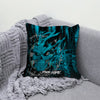 Maxcorners Darts Skull Barbed Wire Multicolor Customized Name 3D Pillow