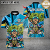 Maxcorners 420 Monkey Smoke Darts Multicolor Customized Name, Team Name 3D Shirts