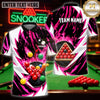 Maxcorners Pool Game Top Fierce Scratch Marks Art Multicolor Customized Name 3D Shirt