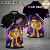 Maxcorners Billiards 9 Ball Funny Character Swirl Customized Name, Team Name 3D Shirt (6 Colors)