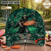 (3 Colors) Maxcorners Disc Golf Grim Reaper Flaming Flying Disc Personalized Name 3D Cap LM3009