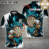 Maxcorners Darts Majestic Eagle Mascot Talons Ready Dartboard Energy Graphic Multicolor Customized Name, Team Name 3D Shirts