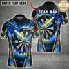 Maxcorners Darts Coiled Dragon Dartboard Multiple Options Personalized Name, Team Name 3D Shirt