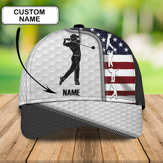 Maxcorners America Golfer Customize Cap Boom LM0402