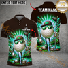 Maxcorners Cool Swing Golf Polo Customized Name, Team Name 3D Shirts (4 Colors)