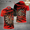 Maxcorners Darts & “Shut Up & Throw” Speed Stripe Graphic Multicolor Customized Name, Team Name 3D Shirts