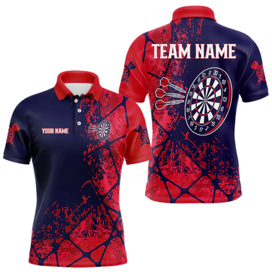Maxcorners Multiple Color Dart Boards Custom Name Dart Shirt For Men, Dart Team Jerseys LM154