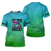Maxcorners Crappie Mood Green Blue Neon Fishing UPF Shirts, Funny Fishing Shirt, Gift For Fisherman