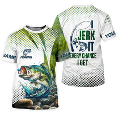 Maxcorners I Jerk It Every Chance I Get, Fishing UPF Shirts, Funny Fishing Shirt, Fishing Shirts For Men
