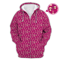 Maxcorners American Tatas Funny Golf Shirt, Pattern Golf Polos, Crazy Golf Shirts For Men