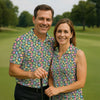 Maxcorners St Patrick's Day Lucky Charms Green Golf Shirt, Cute Golf Outfit, Women's Golf Tops, Ladies Golf Polos
