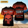 Maxcorners Fishing Saved Me From Being A Pornstar Red Fishing Shirt, Funny Fishing Shirt, SPF Shirt For Men, Gift For Fisherman