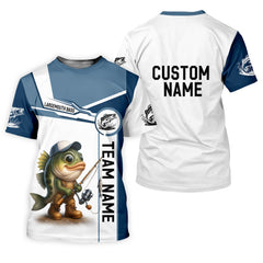 Maxcorners Team Fishing Shirt, Largemouth Bass Fishing, SPF Shirt For Men, Men Jersey, Mens Casual Shirts