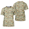Maxcorners Fishing Gear Items SPF Long Sleeve Shirts, Custom Fishing Shirt, Men Long Sleeve Shirt