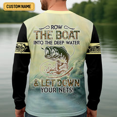 Maxcorners Let Down Your Nets Camouflage Fishing Shirts, Christian Fishing SPF Shirt For Men, Presents For Fishermen