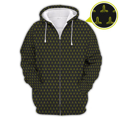 Maxcorners Cactus Pattern Golf Shirt, Funny Golf Polos , Crazy Golf Shirts For Men