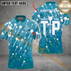 Maxcorners Darts Arrow Pattern Mutilcolor Options Personalized Name, Team Name 3D Polo Shirt