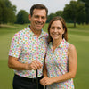 Maxcorners St Patrick's Day Lucky Charms White Golf Shirt, Cute Golf Outfit, Women's Golf Tops, Ladies Golf Polos