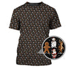 Maxcorners Christmas Golf Shirt, Funny Santa Pattern Golf Shirt, Xmas Golf Shirt