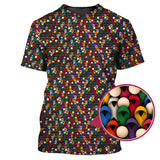 Maxcorners Cancer Survivor Shirt, Cancer Awareness Polos, Pattern Golf Shirt For Golfer